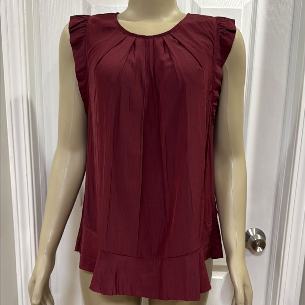 JOIE EUNA BLOUSE. DEEP VERBENA.